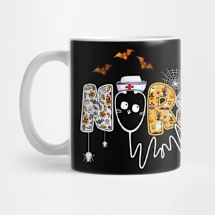 Nurse Halloween Gift With Pumpkin Mug